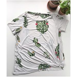 Gorilla Cat Cactus Blouse M/L